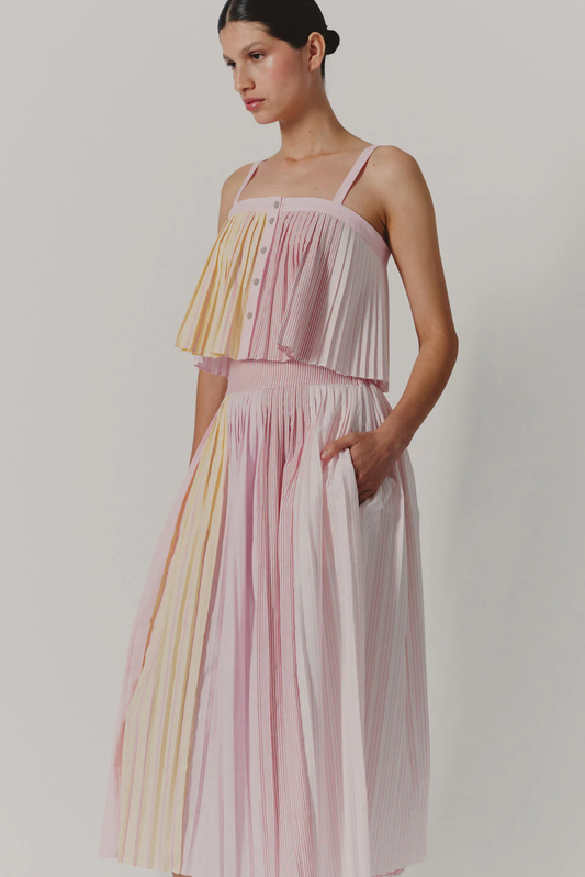 Gabriela Set in Mix Lines Rosa