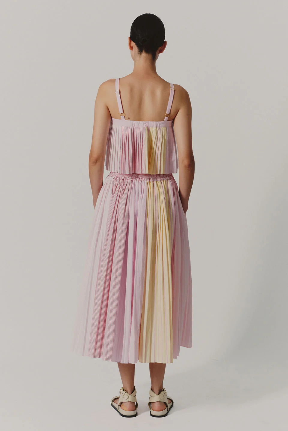 Gabriela Set in Mix Lines Rosa EU